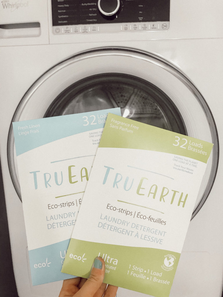 Eco-friendly laundry strips