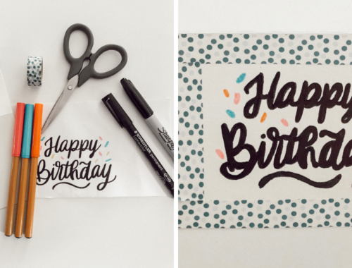 how to make a homemade birthday card